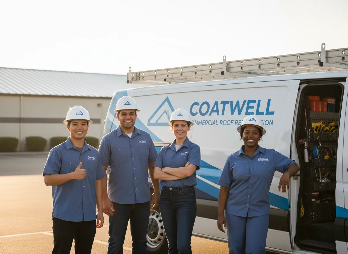 Commercial roof coating company in Belfair, WA